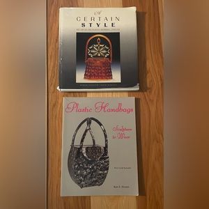 2 Vintage Lucite 1950’s Handbag Purse Books